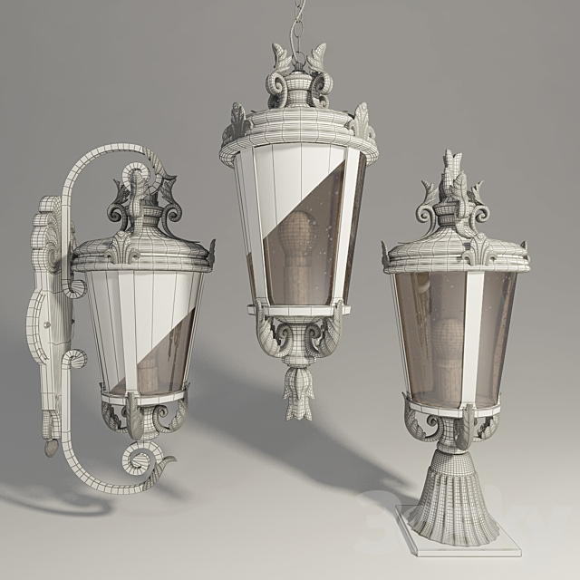 Elstead lighting Baltimore 3DS Max Model - thumbnail 2