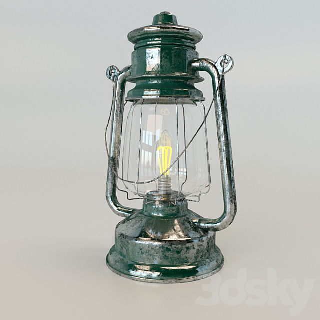 Hanging lantern 3DSMax File - thumbnail 1