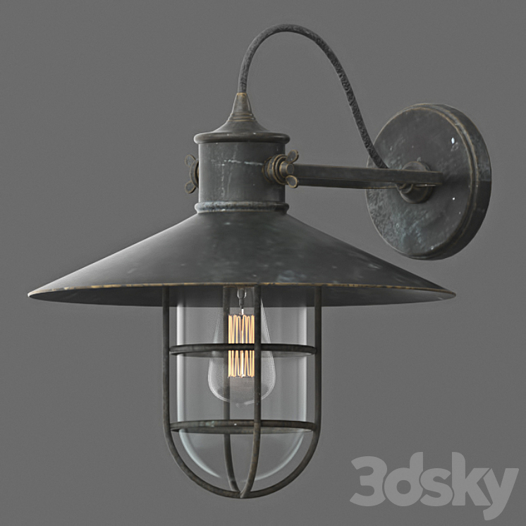 Harbor_street_light_old 3DS Max - thumbnail 1