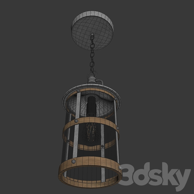 Hinkley Hanging Lantern _ Hanging Lantern 3DSMax File - thumbnail 4