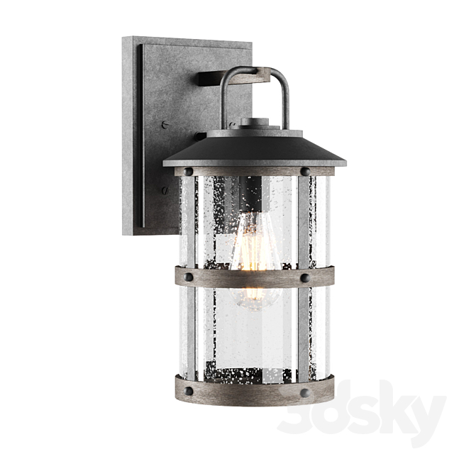 Hinkley Wall Mount Lantern _ Wall Mount Lantern 3DS Max Model - thumbnail 2