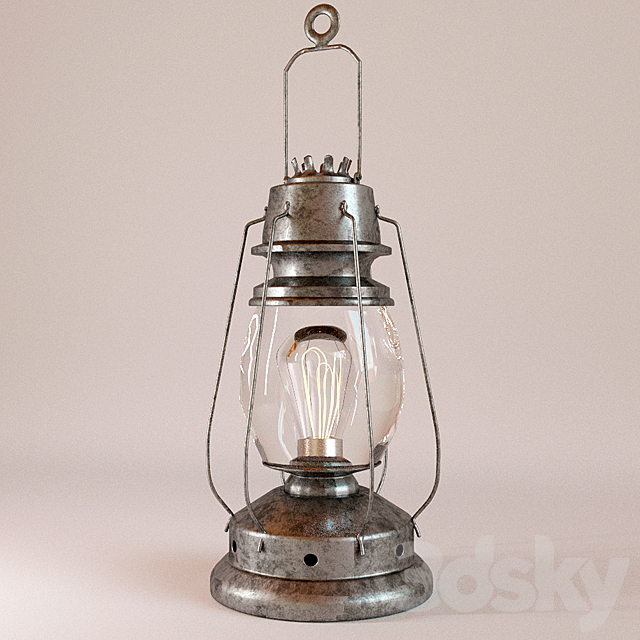 Lantern hanging vintage 3DSMax File - thumbnail 1