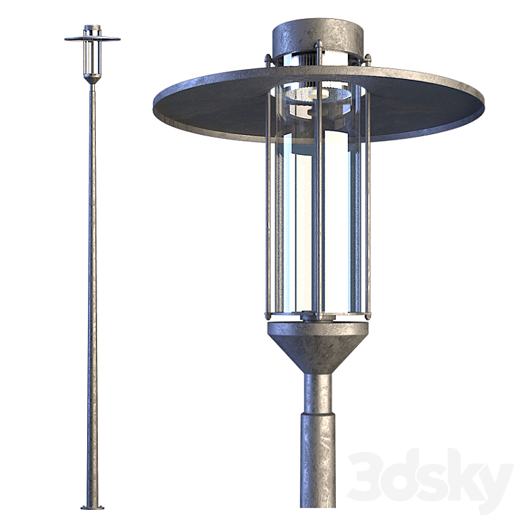 Lighting pole 2 3DS Max - thumbnail 1