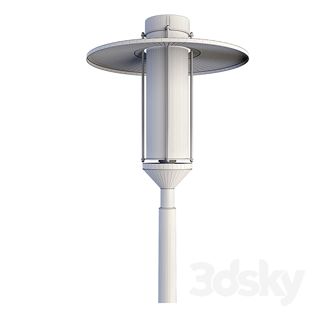 Lighting pole 2 3DSMax File - thumbnail 3