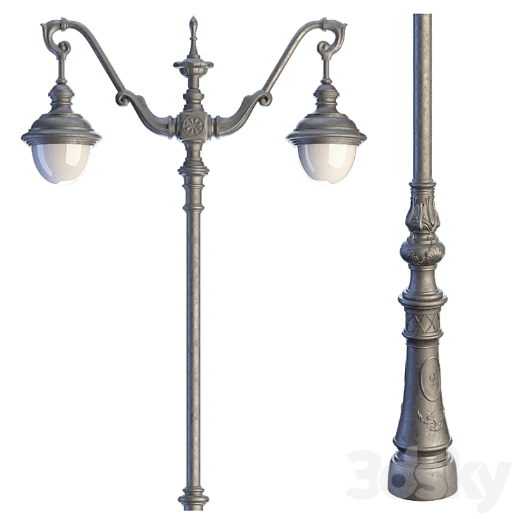 Lighting pole 3DS Max - thumbnail 2