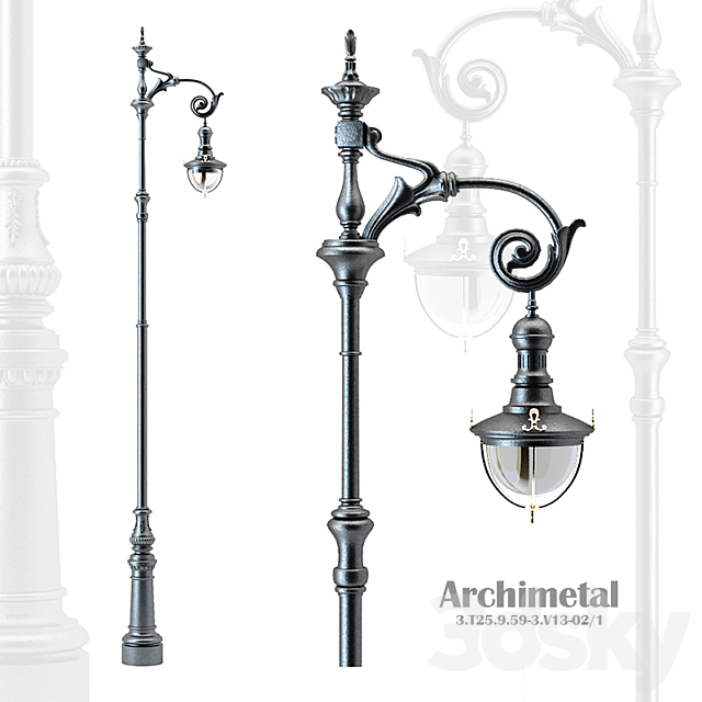 Lighting poles Archimetall 3DSMax File - thumbnail 1