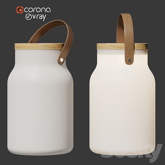 Milk Solar lamp Ethimo 3DSMax File - thumbnail 2