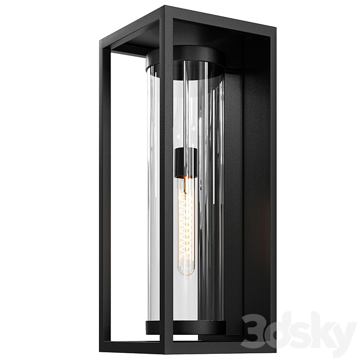 MODERN MILLER OUTDOOR WALL LIGHT 3DS Max Model - thumbnail 1