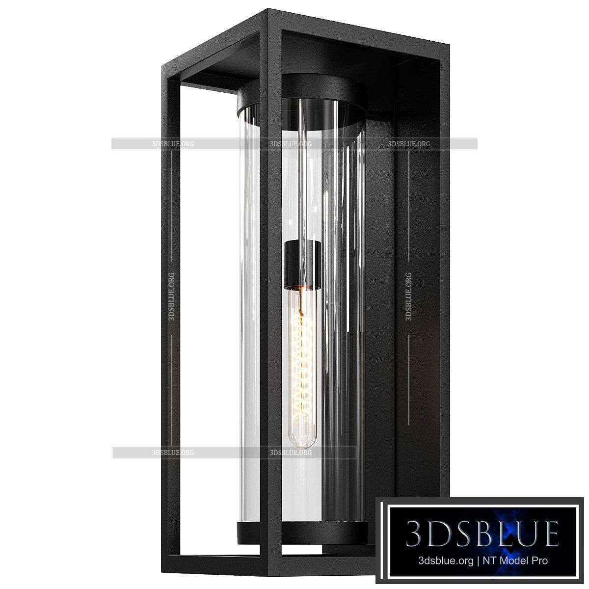 MODERN MILLER OUTDOOR WALL LIGHT 3DS Max - thumbnail 3