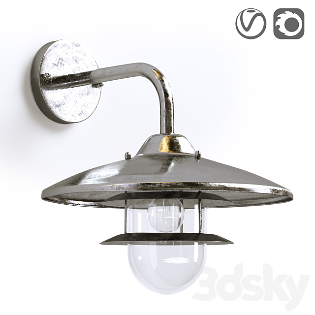 Noria outdoor _ bathroom luminaire 3ds Max - thumbnail 1