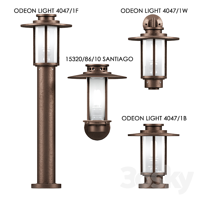 Odeon Light and Santiago 3DSMax File - thumbnail 1