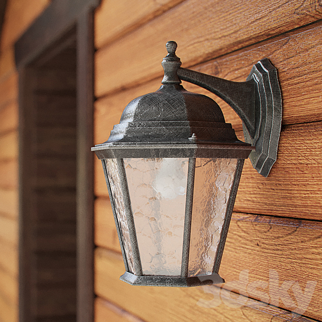 Outdoor Wall Light Arte Lamp Genova 3DS Max Model - thumbnail 4