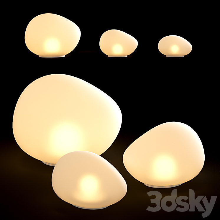 Pottery Barn Garden Light Set 3DS Max Model - thumbnail 1