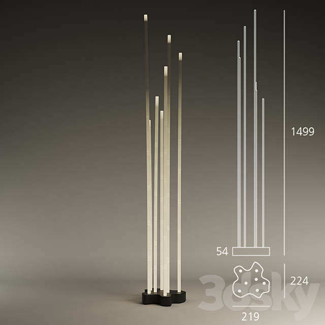 Reeds Light 3DS Max Model - thumbnail 3