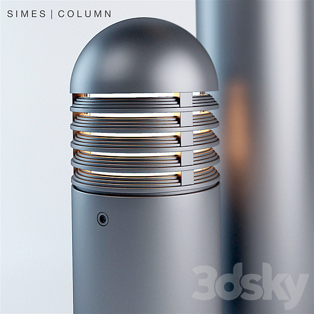 SIMES COLUMN 3DS Max Model - thumbnail 2