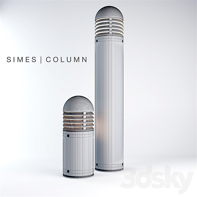 SIMES COLUMN 3DS Max Model - thumbnail 3