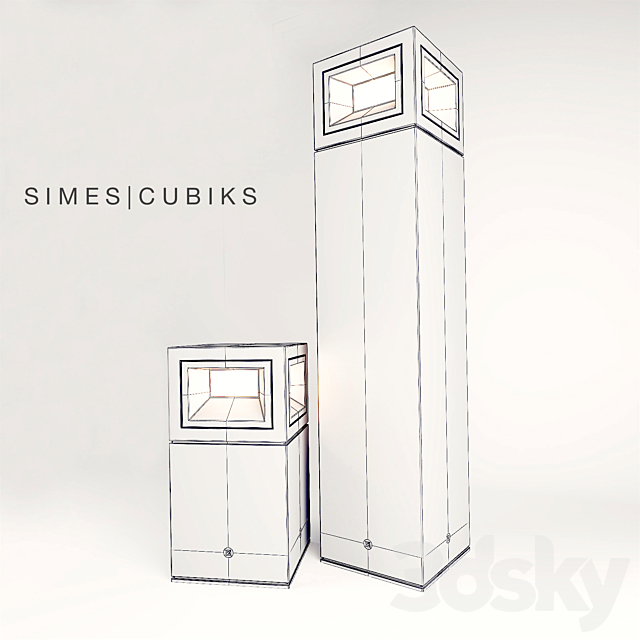 SIMES CUBIKS 3DS Max Model - thumbnail 3