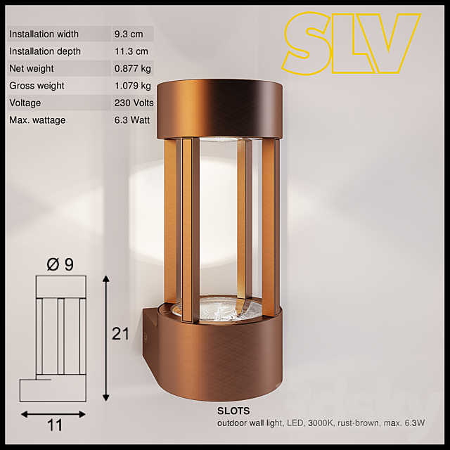 SLV Slots 3DS Max Model - thumbnail 2