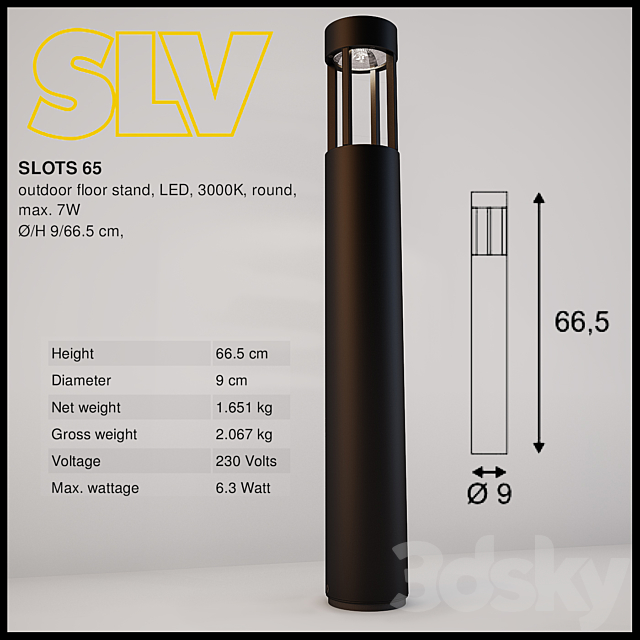 SLV Slots 3DS Max Model - thumbnail 3