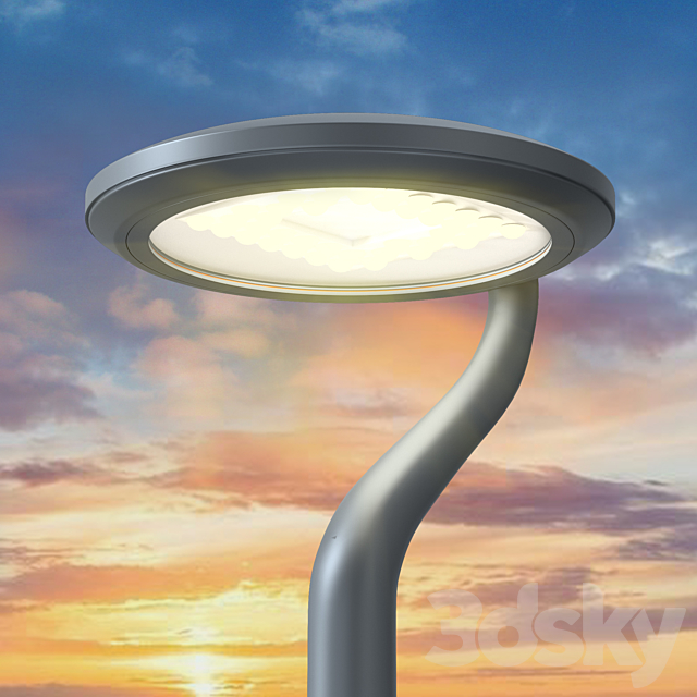 Street Lamp Gabonika 3DS Max Model - thumbnail 4