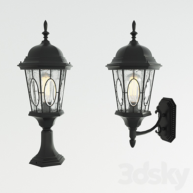 Street Lamp MARKSLOJD 3ds Max - thumbnail 1