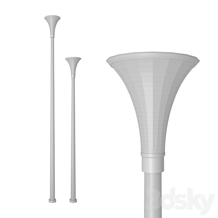 Street lamp – Street LED light 2 3DS Max - thumbnail 2