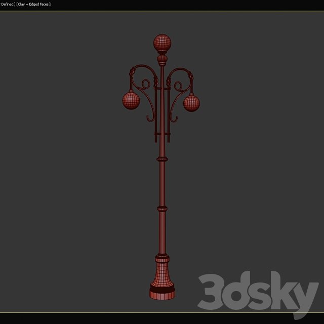 Street light 3DS Max Model - thumbnail 2