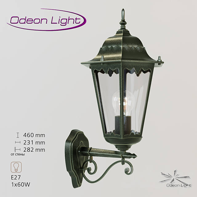 Street Light Infusion ODEON LIGHT 2319 _ 1W LANO 3ds Max - thumbnail 1