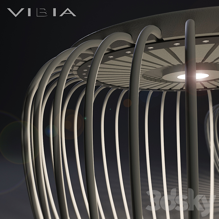 Street light VIBIA MERIDIANO 4710\/4715 3DS Max - thumbnail 2