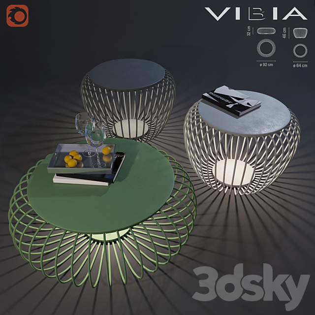 Street light VIBIA MERIDIANO 4710_4715 3DSMax File - thumbnail 1