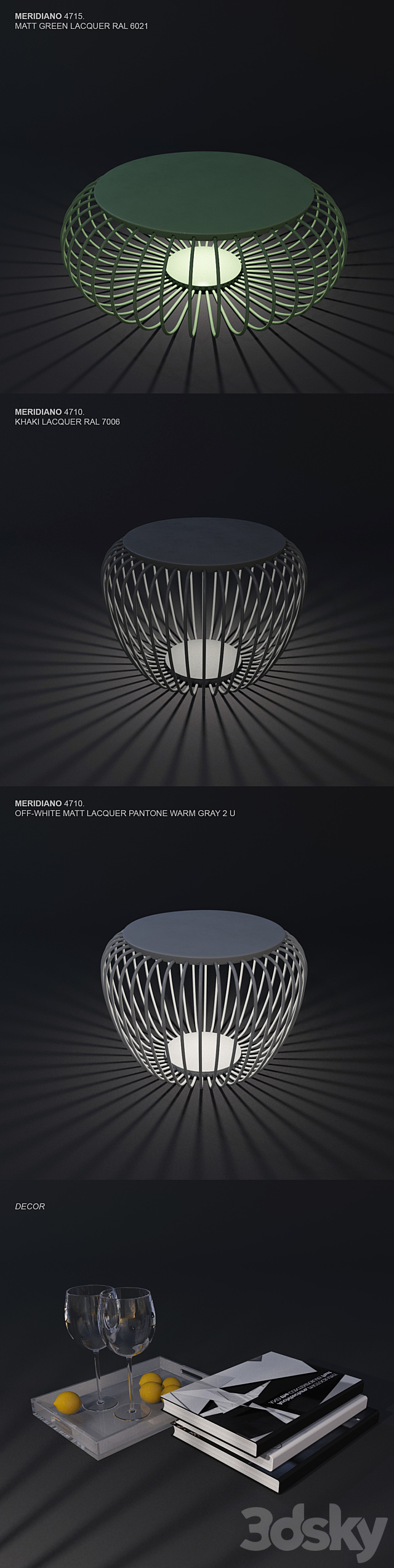 Street light VIBIA MERIDIANO 4710_4715 3DSMax File - thumbnail 3