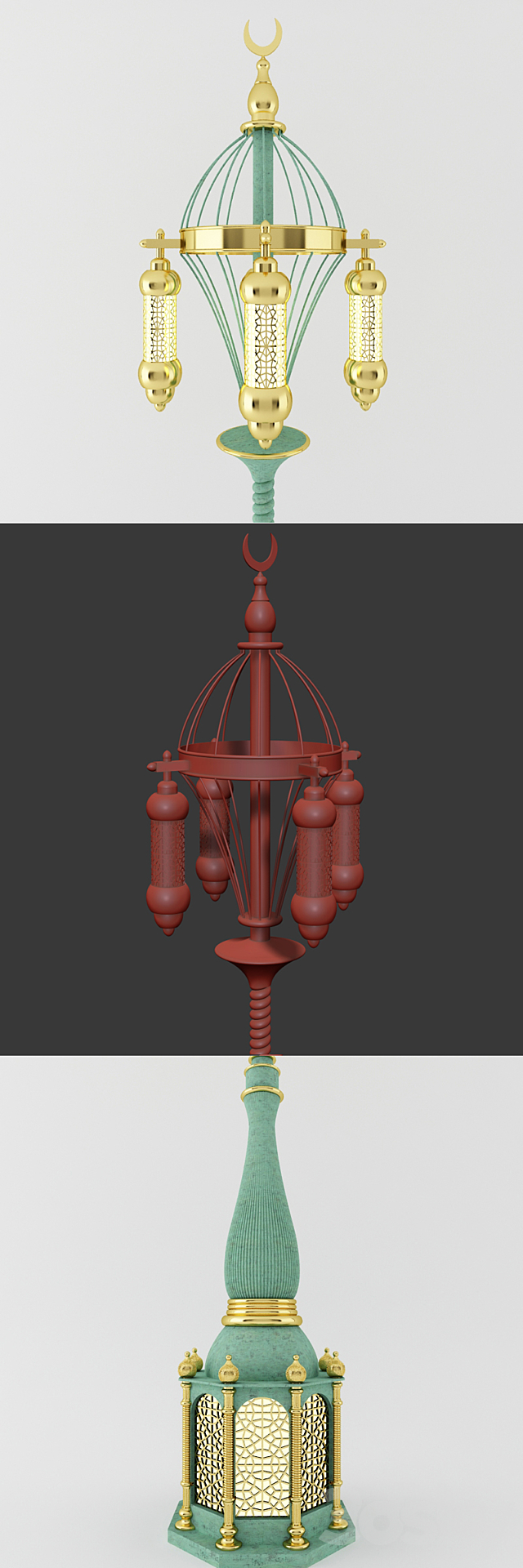 Street lighting 3DS Max Model - thumbnail 2