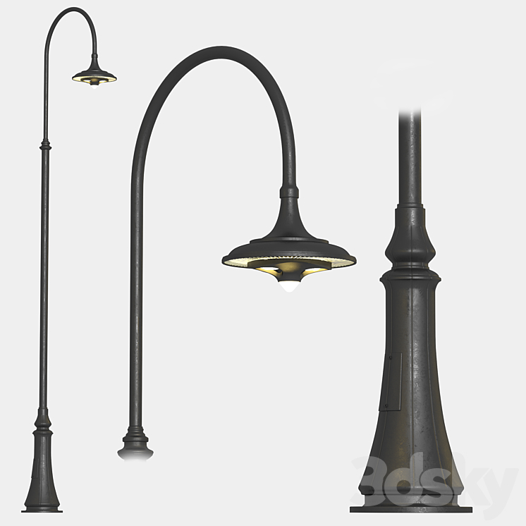 Street lights Archimet set 2 3DS Max Model - thumbnail 2