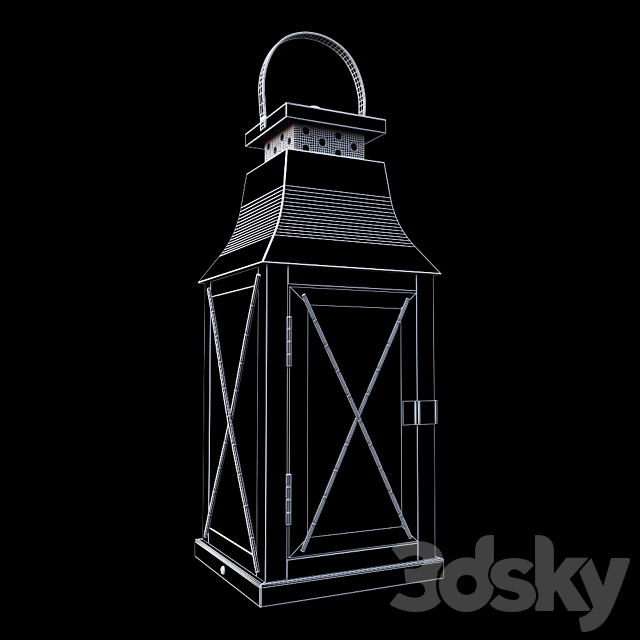 Table lamp Eglo Vintage collection art. 49294 3DSMax File - thumbnail 3