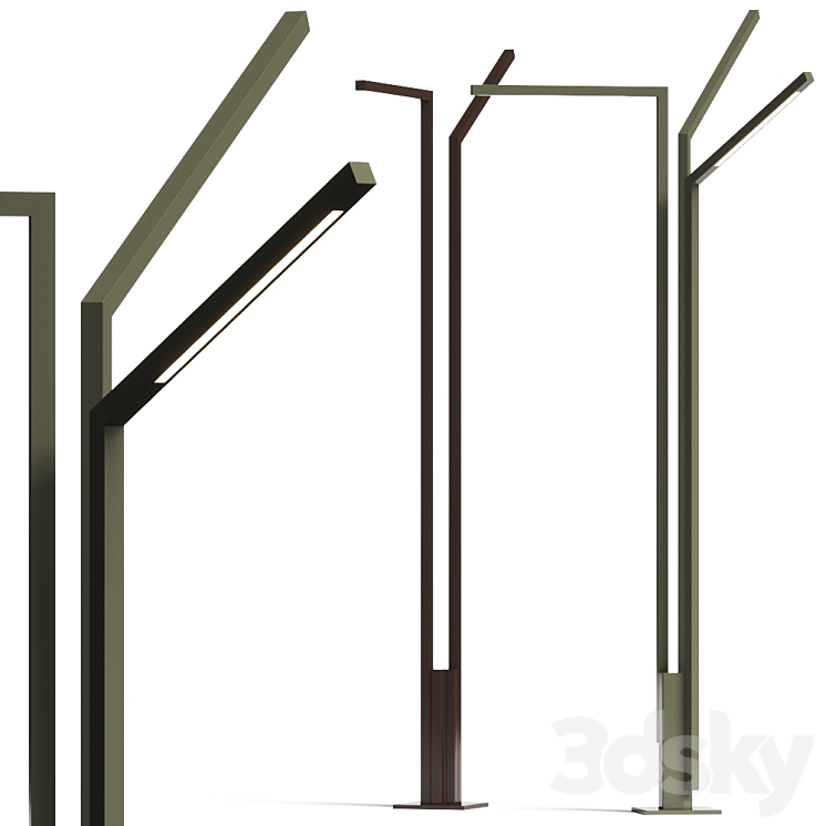 Vibia Palo Alto Outdoor Lamps 3DS Max Model - thumbnail 1