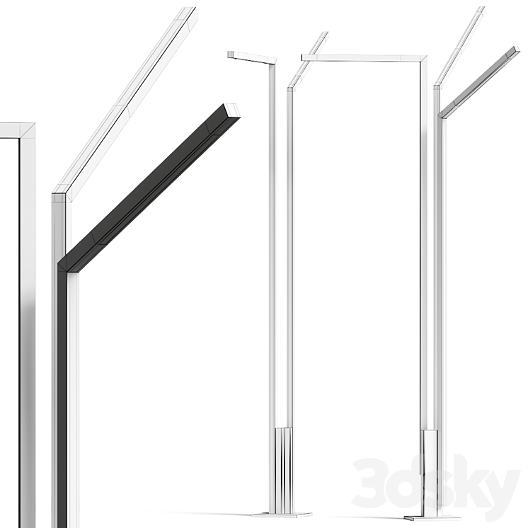 Vibia Palo Alto Outdoor Lamps 3DS Max Model - thumbnail 2