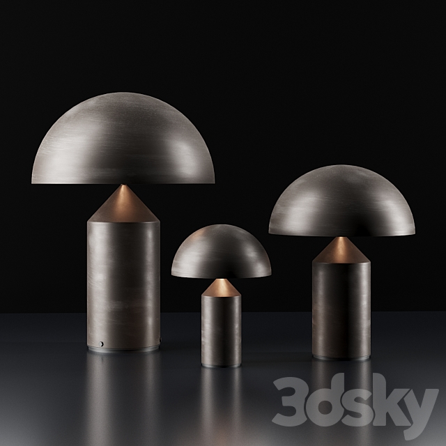 007 Oluce ATOLLO table lamp 00 3DSMax File - thumbnail 3