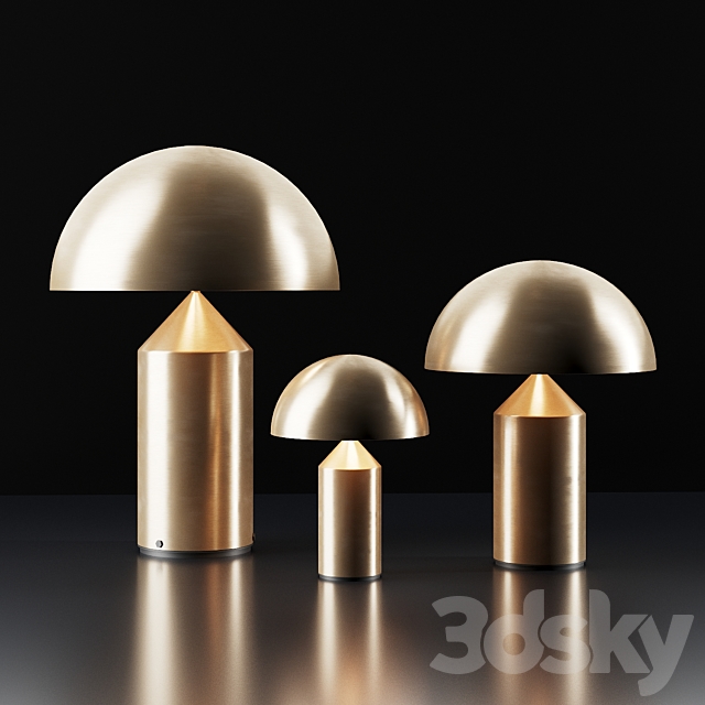 007 Oluce ATOLLO table lamp 00 3DSMax File - thumbnail 4