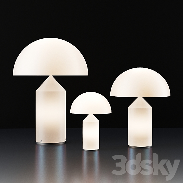 007 Oluce ATOLLO table lamp 00 3DSMax File - thumbnail 5