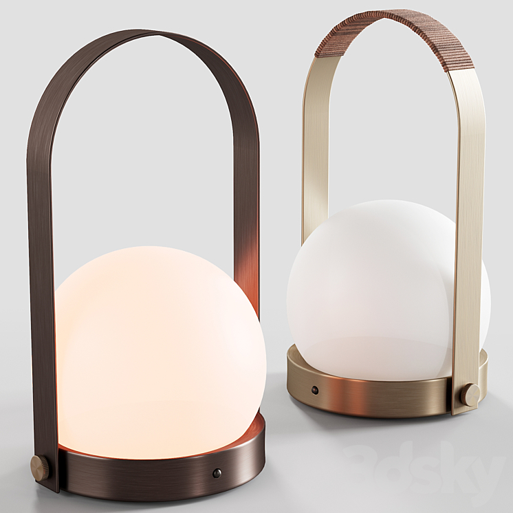 083 MENU Carrie LED Lamp LEATHER 00 3DS Max Model - thumbnail 2