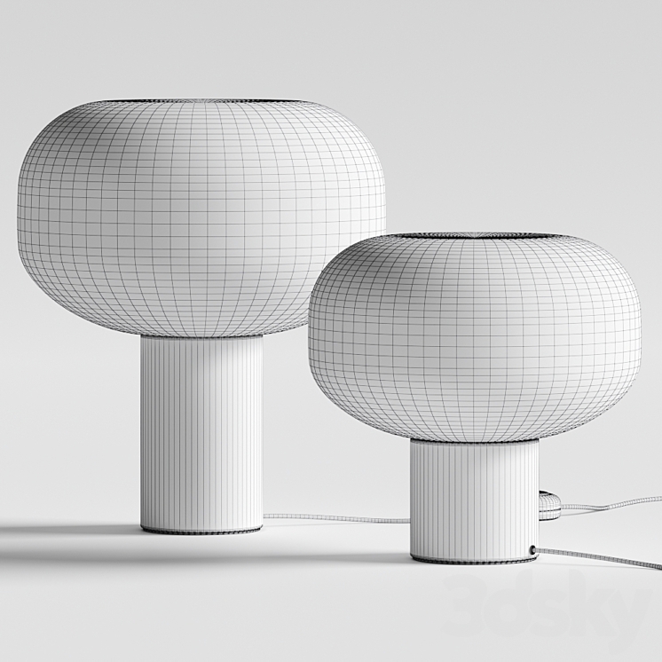 101 Copenhagen Mushroom Table Lamps 3DS Max - thumbnail 2