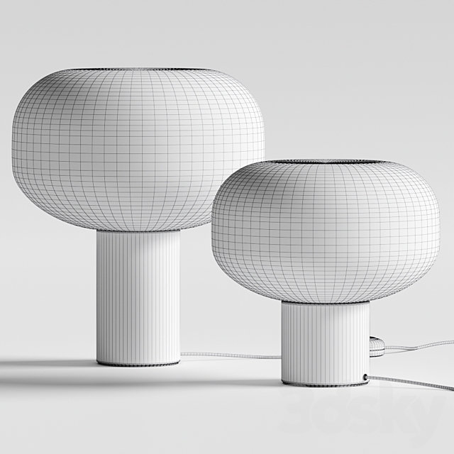 101 Copenhagen Mushroom Table Lamps 3DSMax File - thumbnail 2