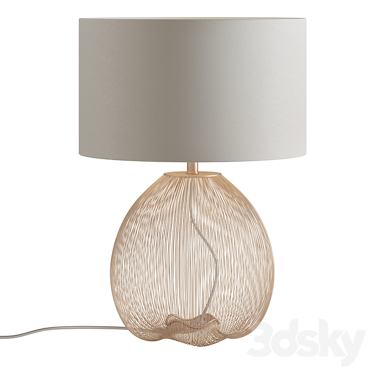 Abree table lamp 3DS Max - thumbnail 2