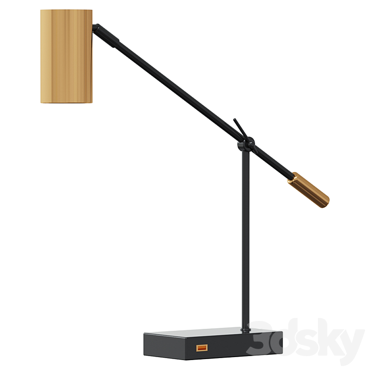 Adrian Charging Table Lamp Adrian Charging Table Lamp 3DS Max Model - thumbnail 1