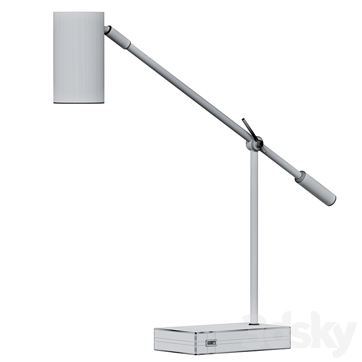 Adrian Charging Table Lamp Adrian Charging Table Lamp 3DS Max Model - thumbnail 2