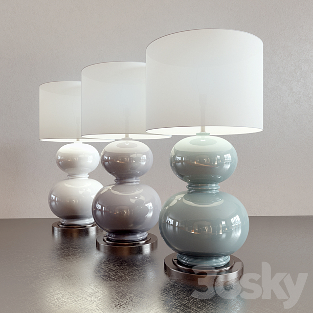 ALEXIS CERAMIC TABLE LAMP 3DSMax File - thumbnail 1