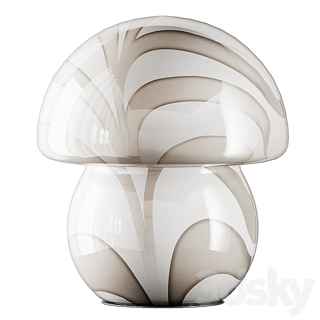 Alice Glass Table Lamp 3DSMax File - thumbnail 1