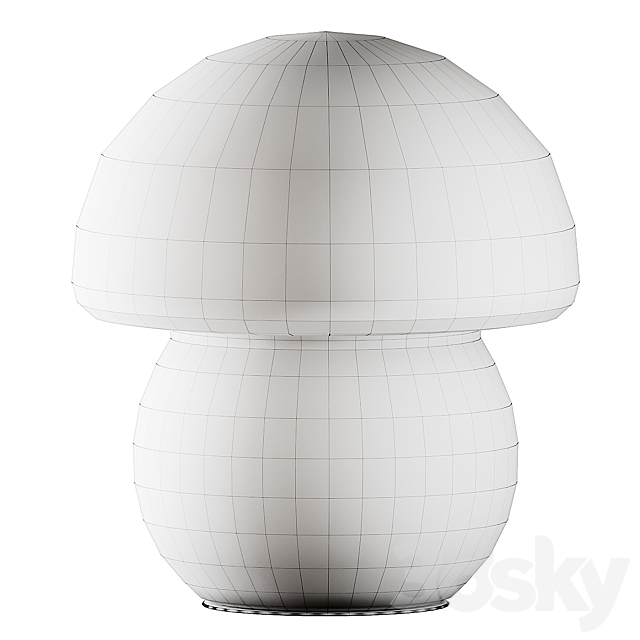 Alice Glass Table Lamp 3DSMax File - thumbnail 5