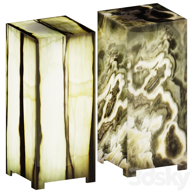 Ambient Table Lamp in Onyx 3DS Max Model - thumbnail 3