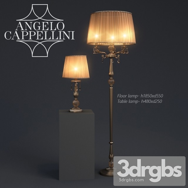 Angelo Cappellini Table Lamp 3dsmax Download - thumbnail 1